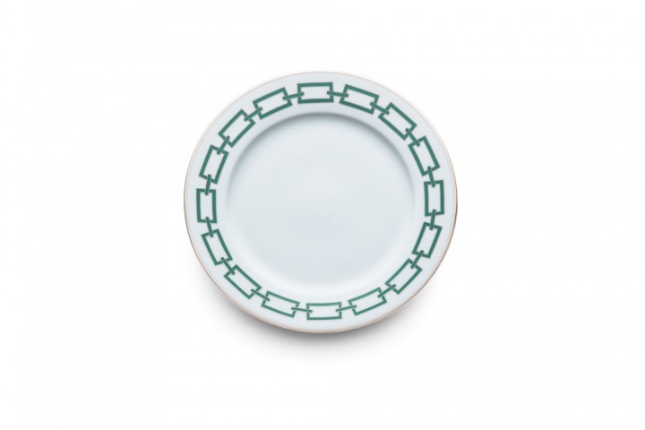 Assiette en porcelaine collection "Catene", Richard Ginori