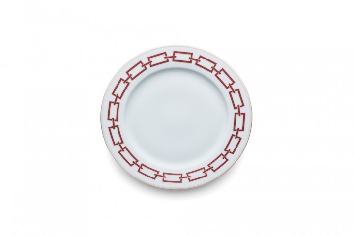 Assiette en porcelaine collection" Catene", Richard Ginori