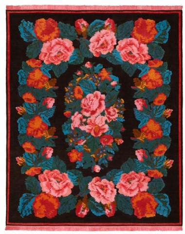 Tapis en laine et soie "collection from Russia with love", Jan Kath